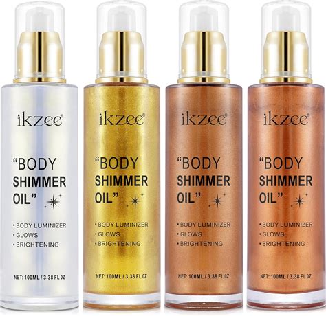 lightweight shimmer body oil.